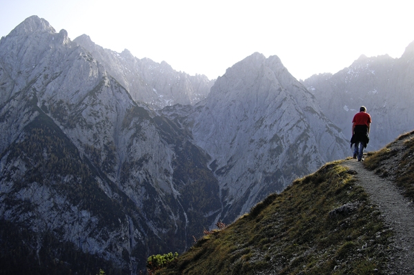 Unterwegs zum Stripsenjoch am Wilden Kaiser