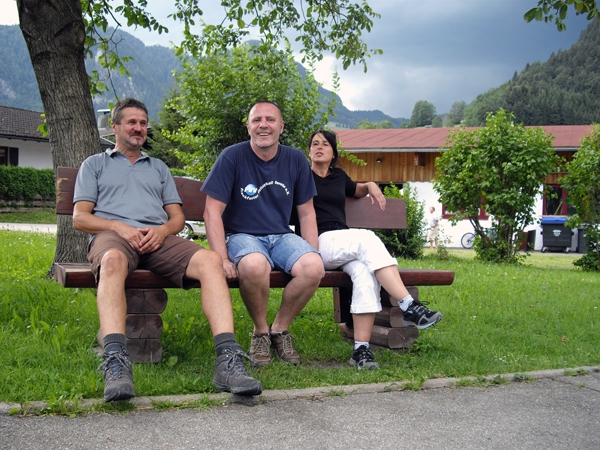 Unterwegs mit Gästen - kurze Pause